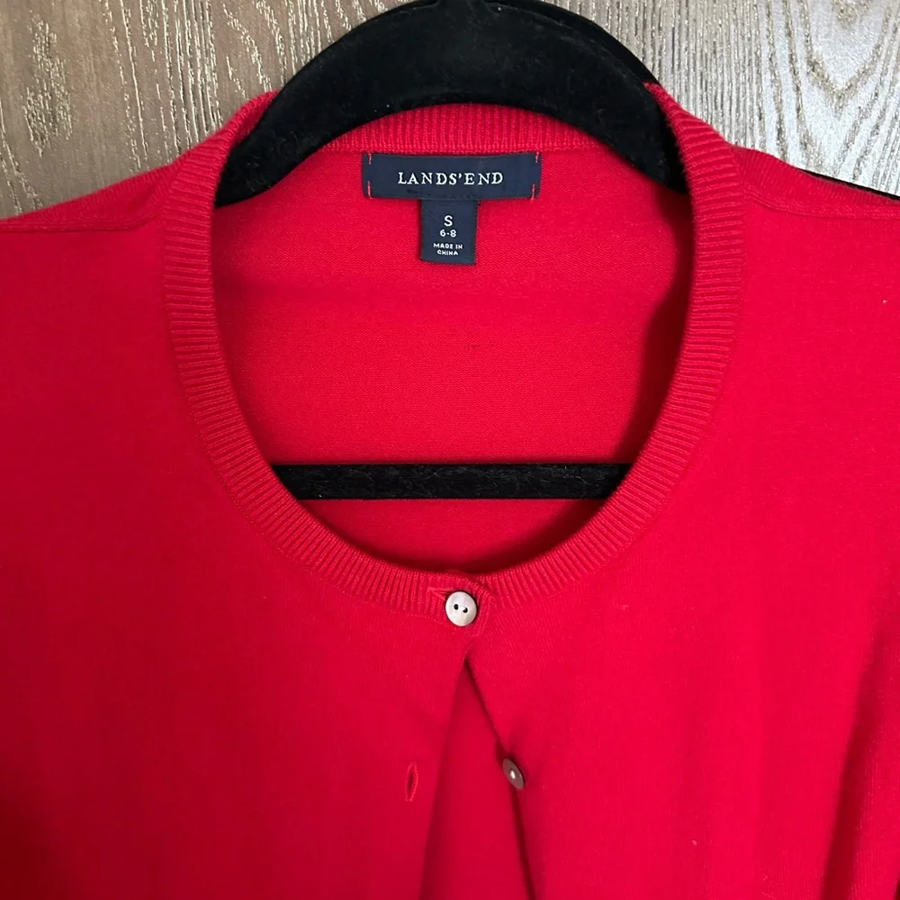 Red Cardigan - Picture 2 of 3